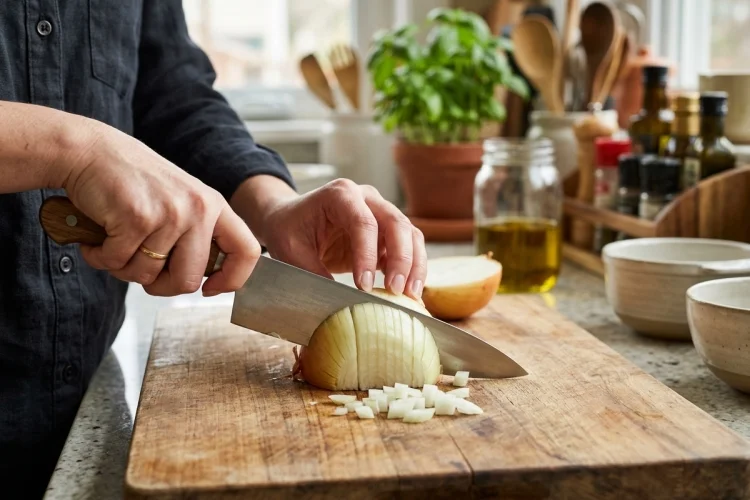 How to Dice an Onion Safely and Evenly: A Beginner’s Guide