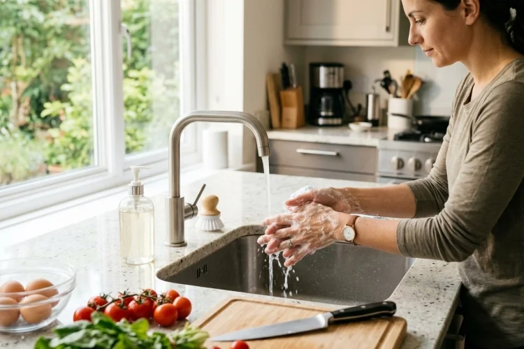 How to Wash Your Hands Properly Before Cooking